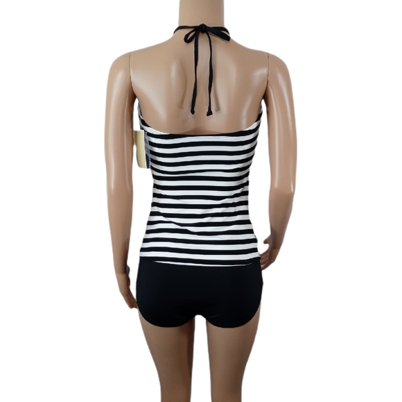 Michael Kors 2pc SwimsuitGold Colored AccentsBod - Picture 5 of 5